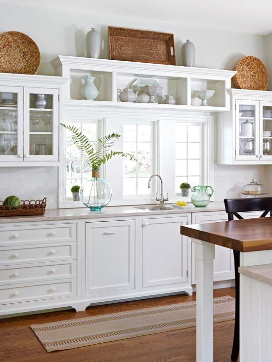 Accessorizing The Top Of Kitchen Cabinets